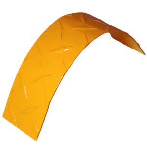 Sample of RAL 1007 Daffodil Yellow powder coating