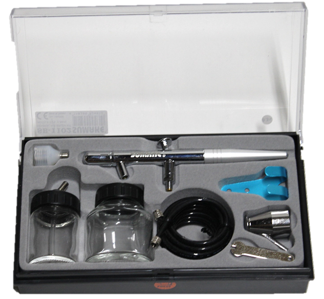 Ketsicart Durable Airbrush Gun Kit, Airbrush Kit, for Model