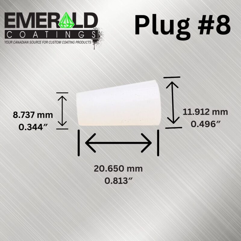 high-temperature silicone tapered plug 8 Canada