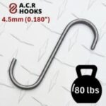 4.5mm, C,S,V coating hooks, 80 lb holding strength