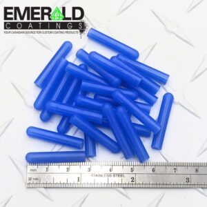 High-temperature silicone cap 1 for coating, withstands up to 600°F, ideal for masking in powder coating and painting applications